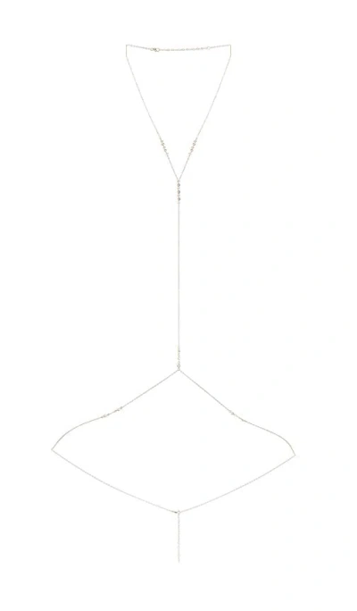 Naiia Mallory Body Chain In Metallic Gold