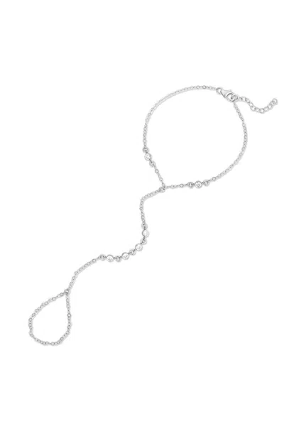 Naiia Women's Daniela Silver Hand Chain