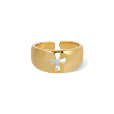 Naiia Women's Faith Ring - Gold