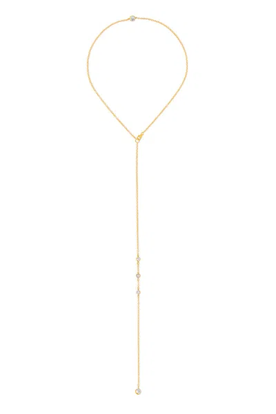 Naiia Women's Hailey Front And Back Gold Chain