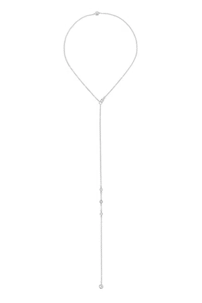 Naiia Women's Hailey Front And Back Silver Chain