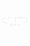 Naiia Women's Silver Brigitte Pearl & Cz Gemstone Multiwear Belly Chain & Necklace