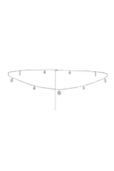 Naiia Women's Tulip Silver Shaker Belly Chain