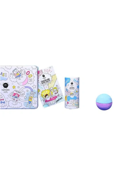 Nailmatic Kids'  3-piece Splash Bath Box In Transparent