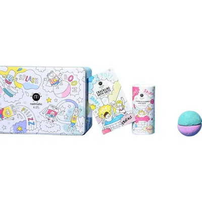 Nailmatic Kids'  3-piece Splash Bath Box In Transparent