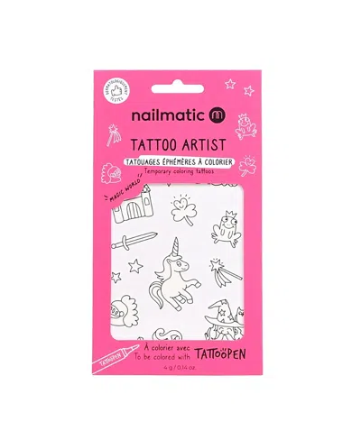 Nailmatic Kawai Temporary Tattoo For Kids - 5-7 Years In Multi