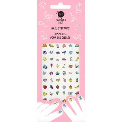 Nailmatic Kids' Set Of 72 Nail Stickers In Pink