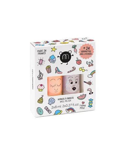 Nailmatic Nail Polishes And Stickers Set Crac - Age 3-10 In Multi