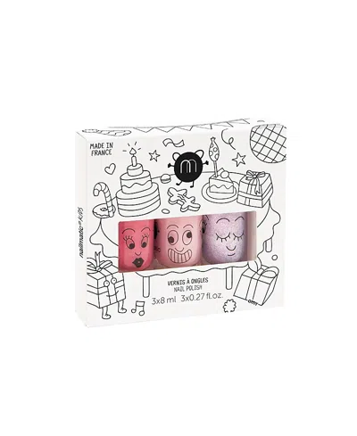 Nailmatic Nail Polishes Set Party 3-10 - Ages 5-7 In Multi