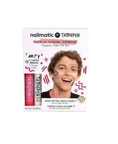 Nailmatic Rock Kids Tattoo Pen Set - 5-7 Years In Multi