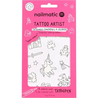 Nailmatic Temporary Tattoo For Kids In Transparent
