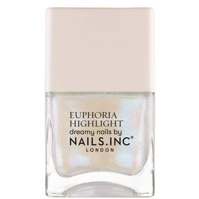 Nails Inc Make It Mythical Euphoria Highlight Nail Polish 14ml In White