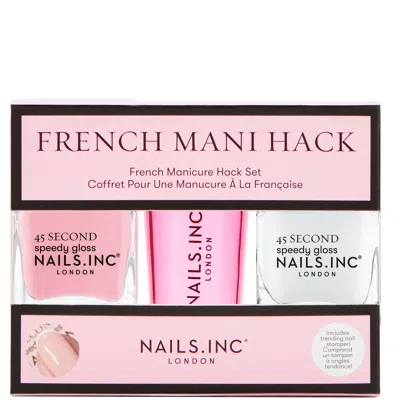Nails.inc Nails Inc. French Mani Hack Nail Polish Duo In White