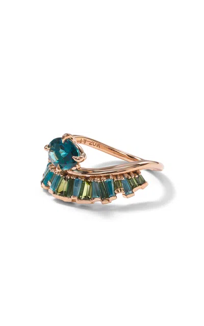 Nak Armstrong Crown & Head 20k Rose Gold Ring