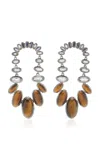Nak Armstrong Kimono Sterling Silver Multi-stone Earrings