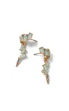 Nak Armstrong Mini Ear Lasso 20k Rose Gold Opal Earrings