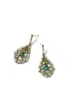 Nak Armstrong Mini Pendulum 20k Rose Gold Earrings