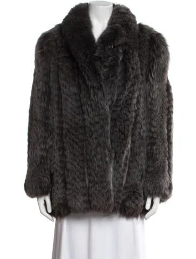 Pre-owned Nakamura Fur Fox Fur Jacket In Brown