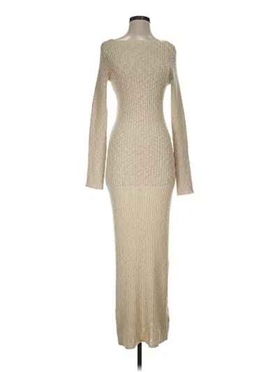 Pre-owned Na-kd Casual Dress In Brown