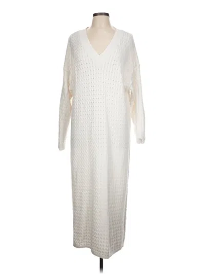 Pre-owned Na-kd Casual Dress In Ivory
