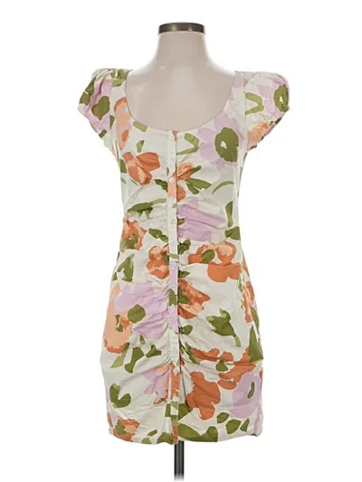 Pre-owned Na-kd Casual Dress In Ivory