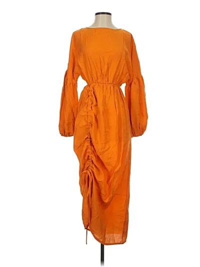 Pre-owned Na-kd Casual Dress In Orange