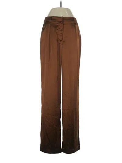 Pre-owned Na-kd Casual Pants In Brown