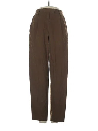 Pre-owned Na-kd Casual Pants In Brown