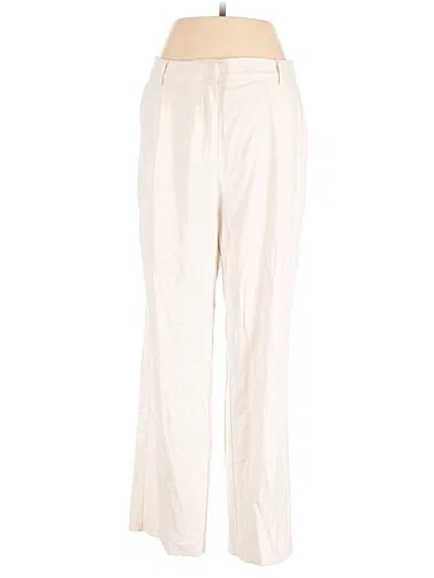 Pre-owned Na-kd Casual Pants In Ivory