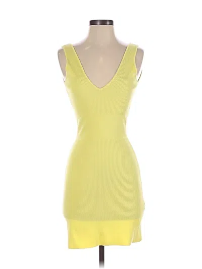 Pre-owned Na-kd Cocktail Dress In Yellow