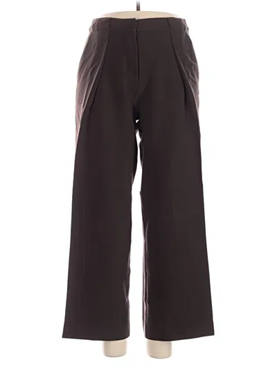 Pre-owned Na-kd Dress Pants In Brown