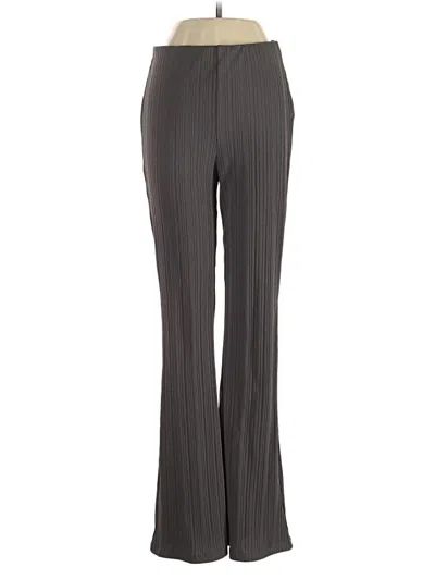 Pre-owned Na-kd Dress Pants In Gray