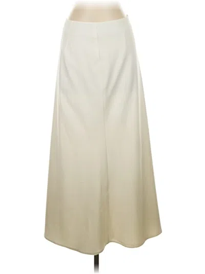 Pre-owned Na-kd Formal Skirt In White