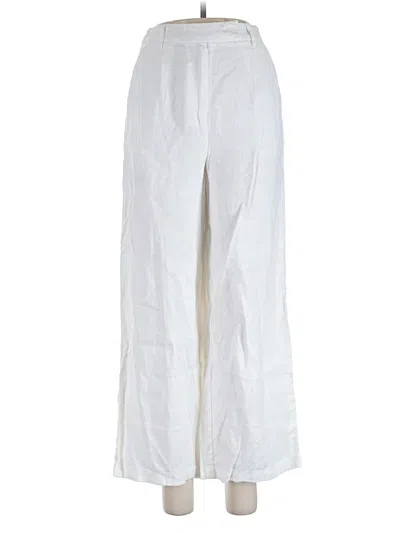 Pre-owned Na-kd Linen Pants In White