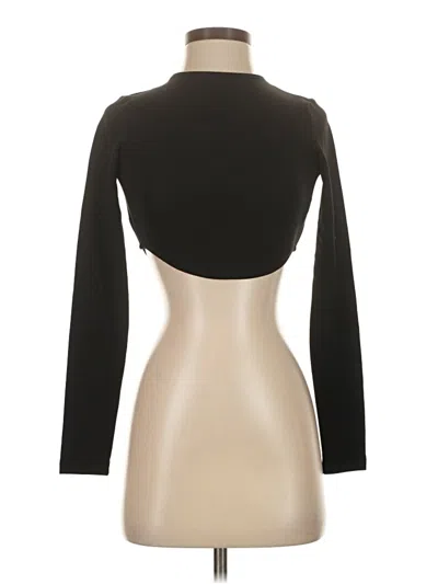 Pre-owned Na-kd Long Sleeve Turtleneck In Black