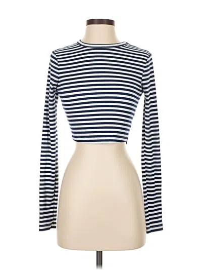 Pre-owned Na-kd Long Sleeve Turtleneck In Blue