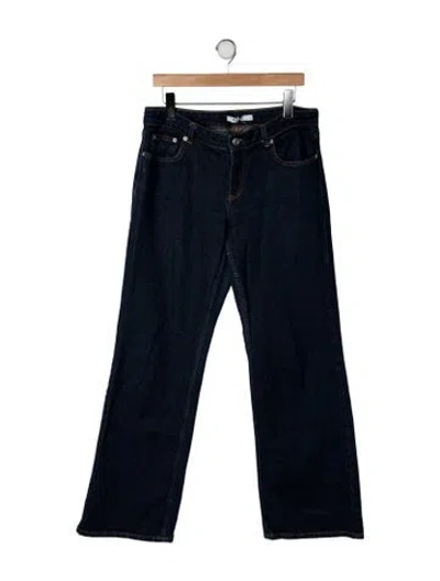 Pre-owned Na-kd Mid-rise Flared Jeans In Blue