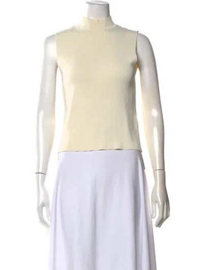 Pre-owned Na-kd Mock Neck Sleeveless Top W/ Tags In Neutrals