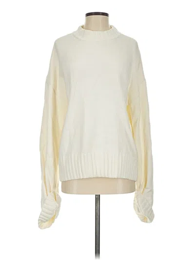 Pre-owned Na-kd Pullover Sweater In White