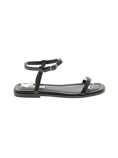 Pre-owned Na-kd Sandals In Black