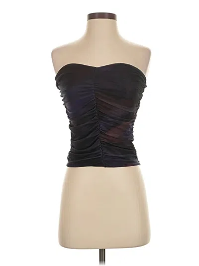 Pre-owned Na-kd Sleeveless Top Black Strapless Neckline Tops