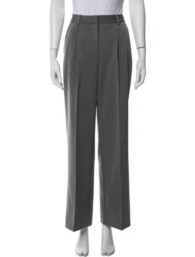 Pre-owned Na-kd Straight Leg Pants In Gray