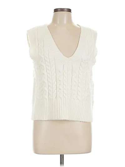 Pre-owned Na-kd Sweater Vest In Ivory