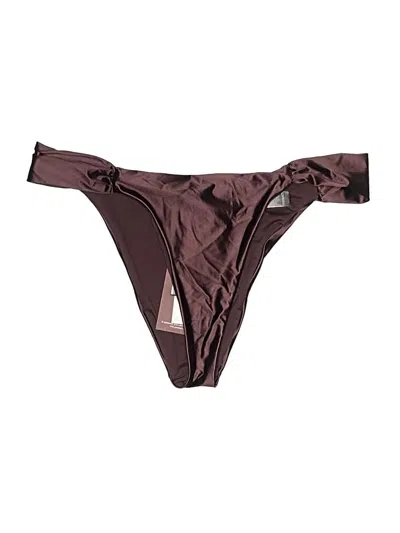 Pre-owned Na-kd Swimsuit Bottoms In Brown
