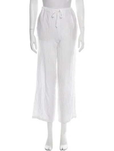 Pre-owned Na-kd Wide Leg Pants In White