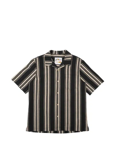 Naked And Famous Aloha Short-sleeve Cotton Shirt In Multi