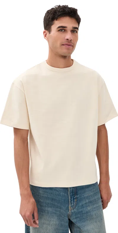 Naked And Famous Strong Tee Natural In White