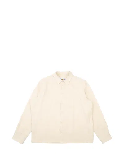 Naked And Famous True Double-weave Shirt In Pink