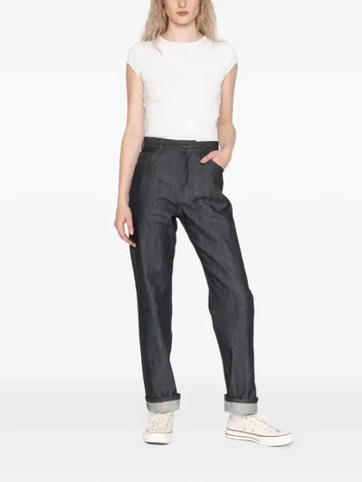 Naked And Famous True Girl Stretch-selvedge Jeans In White