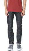 Naked And Famous Weird Guy Left Hand Twill Selvedge Jeans Indigo In Purple